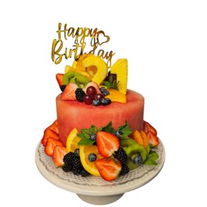 1-Tier Watermelon Fruit Cake