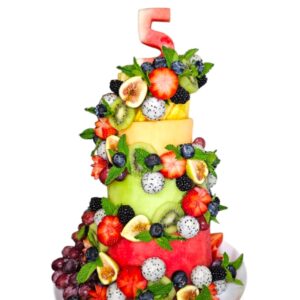 4-Tier Watermelon Fruit Cake