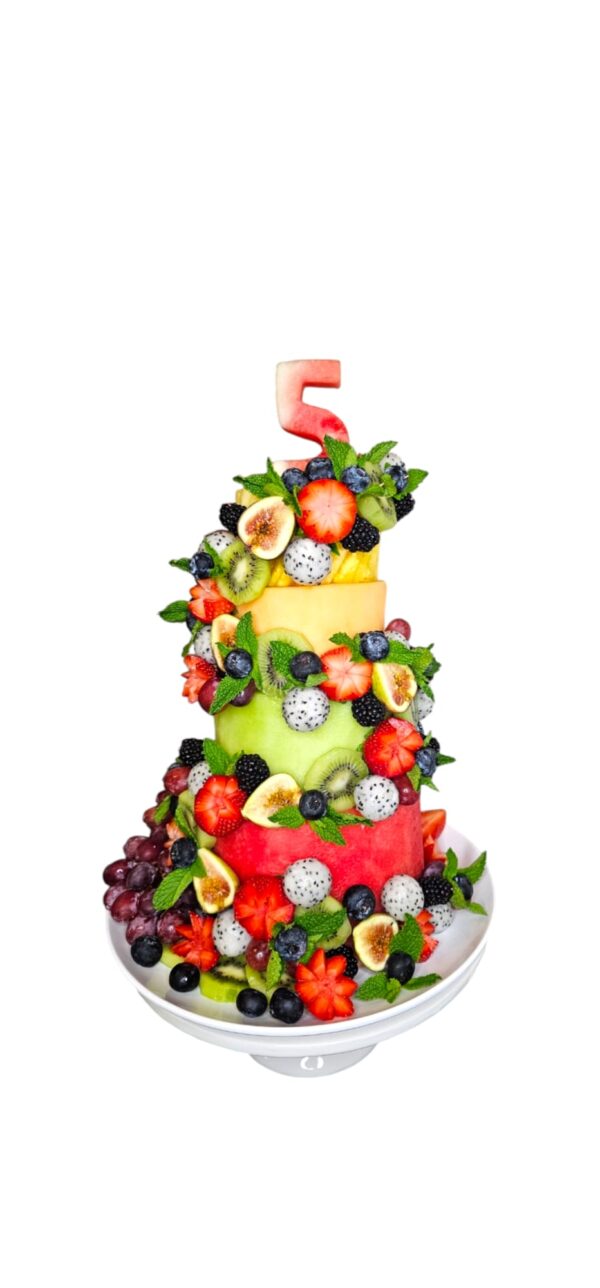 4-Tier Watermelon Fruit Cake