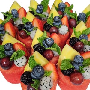 Watermelon Fruit Cupcakes